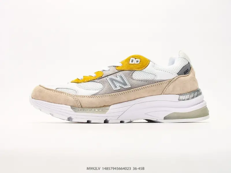 New Balance Sports Shoes Retro Breathable Leather M992LV #14857945664023